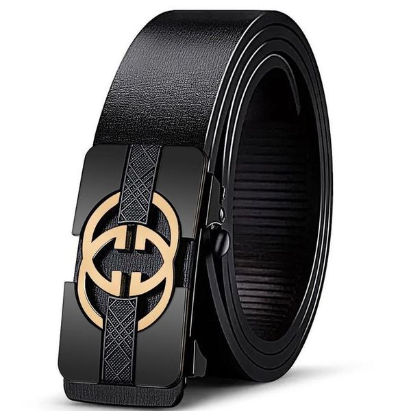 Sliding Buckle Leather Belt,Men's Belt, Adjustable Knot And Quick Release