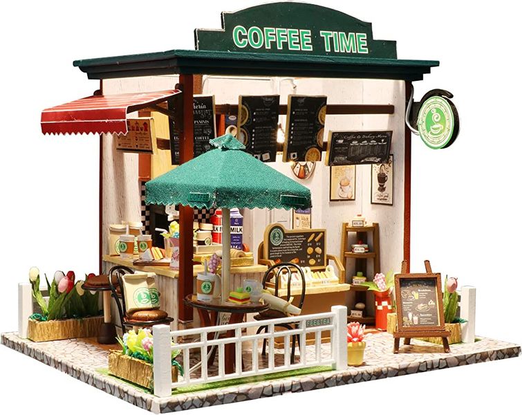 Miniature DIY Doll House Coffee Time