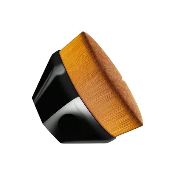 Compact Foundation Brush With Protective Case - Black