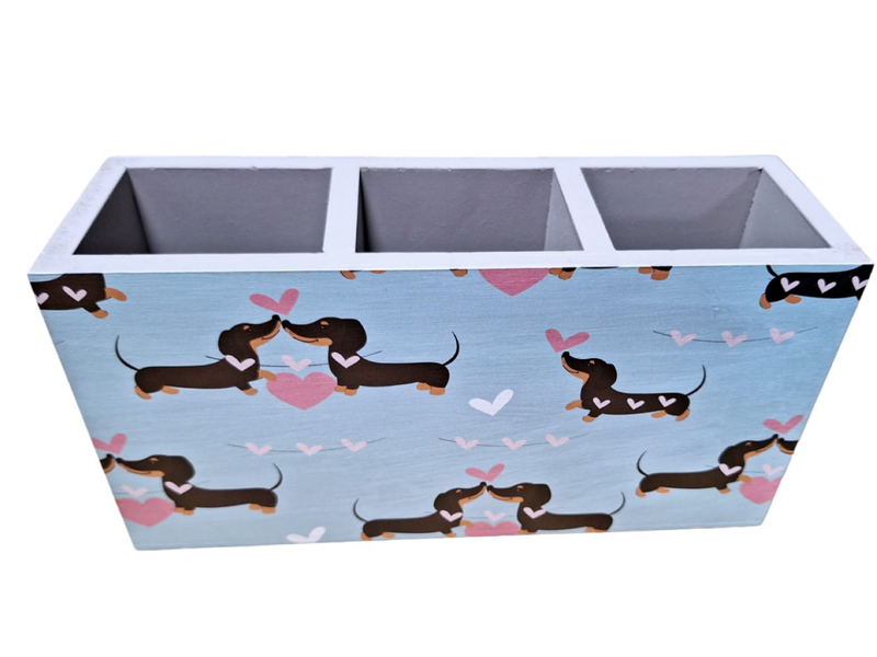 Cutlery/Stationary Holder - Hearty Dachshunds