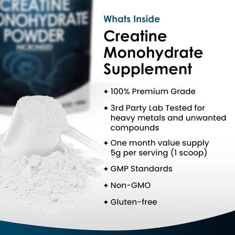 New Leaf Products Creatine Monohydrate Powder 150g of Micronized