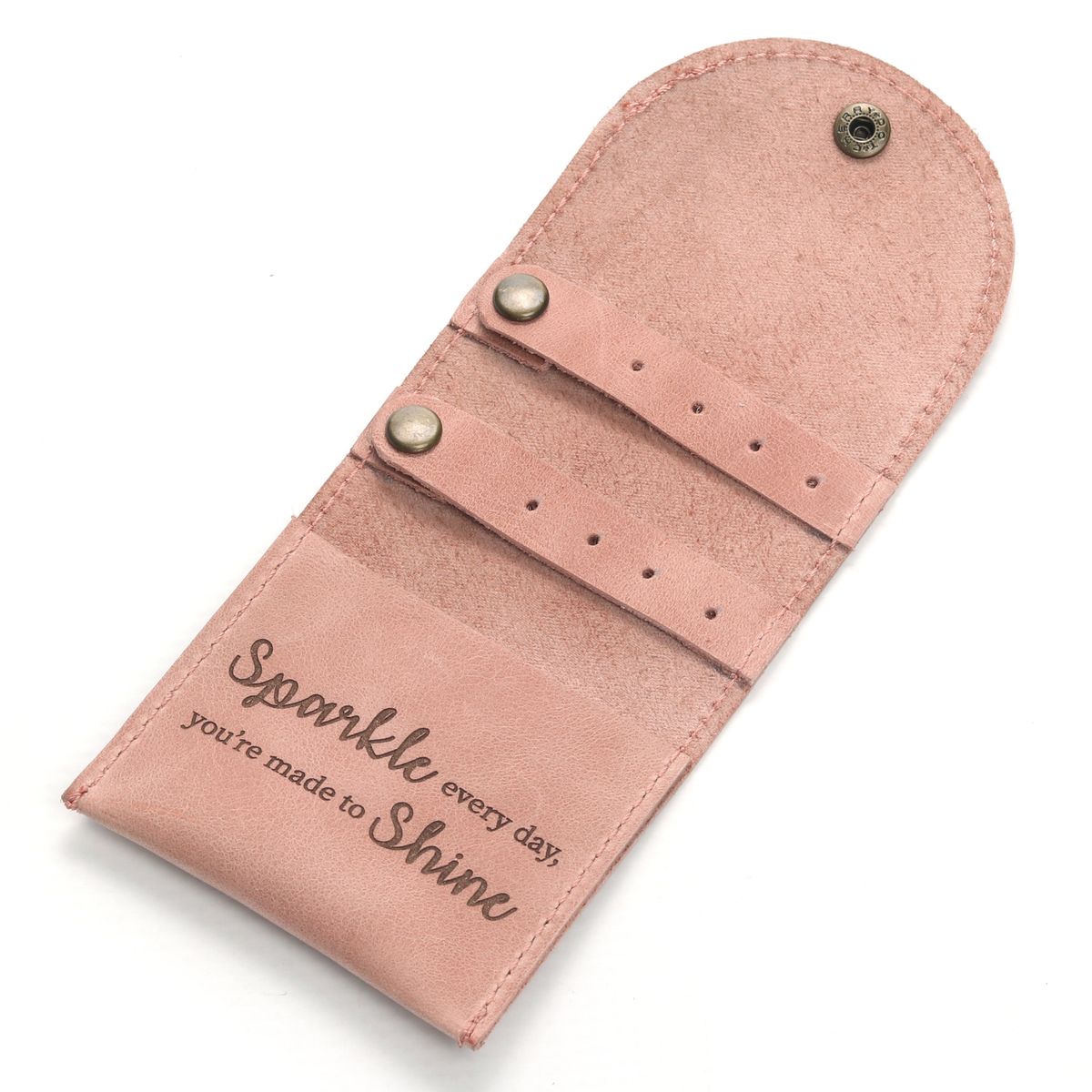 DAREhue - Genuine Leather Mini Jewellery Organiser Roll