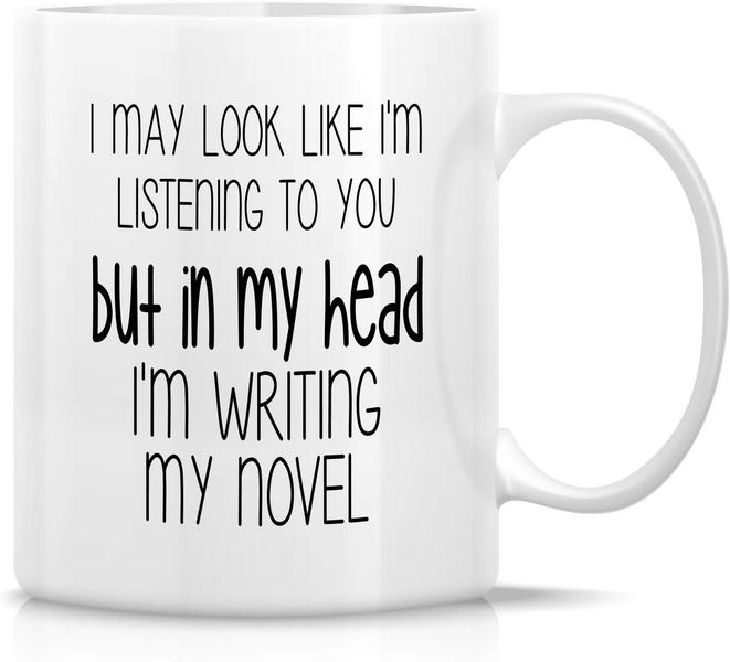 I'm Writing My Novel Christmas Birthday Author Book Writer Gift Mug
