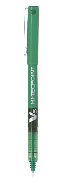 Pilot Hi-Tecpoint V5 Extra Fine Pen - Box of 12 - Green