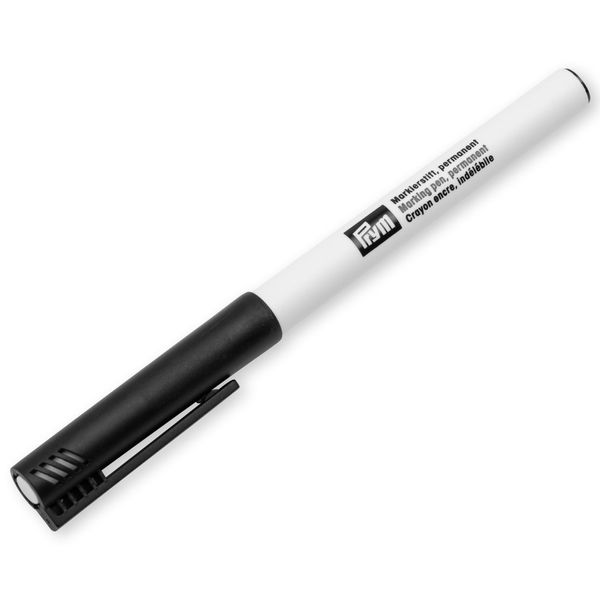 Prym Fabric Permanent Black Marker Pen, Extra Fine Point, Marking
