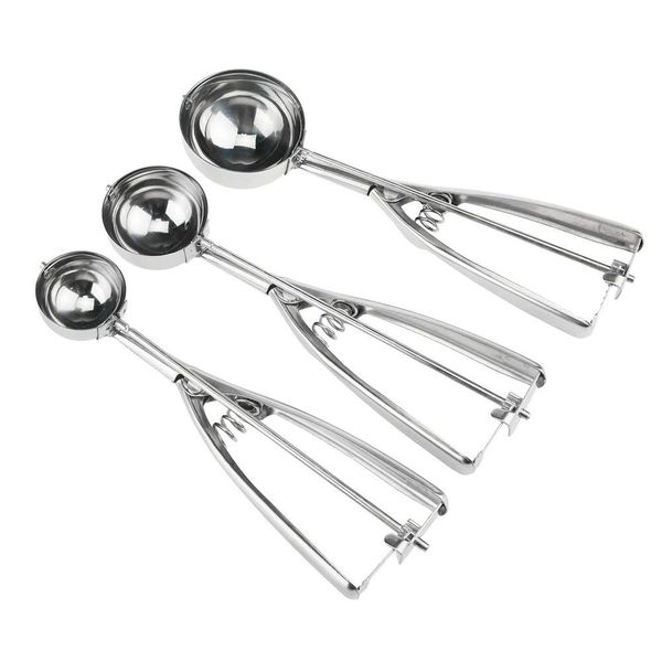 FI- Utility Pack of 3 Ice Cream Scoops Assorted Sizes