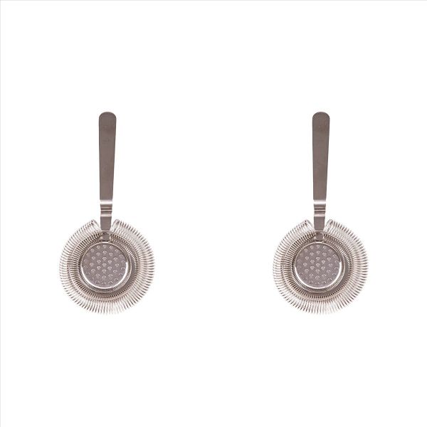 Cocktail Strainer Fits Shakers High Quality Bar Accessories Silver