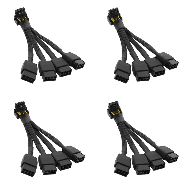 For Gpu Rtx4090 4X8 Pin Pci-E To 16 Pin Graphics Card Power Cable