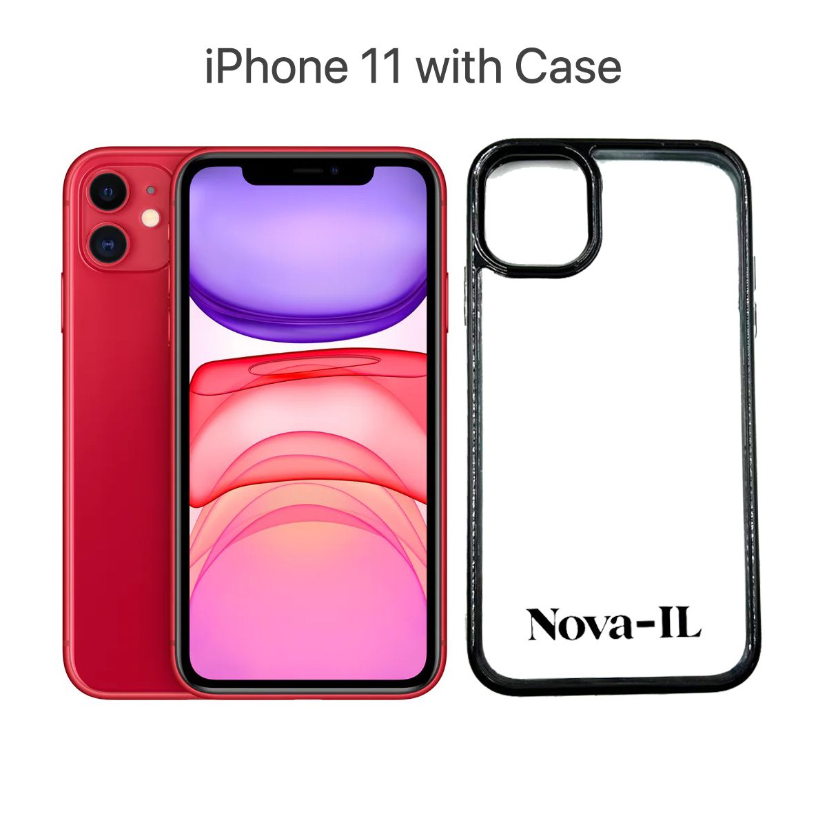 iPhone 11 64GB Certified Pre-Owned- Best Quality + NOVA-IL Case