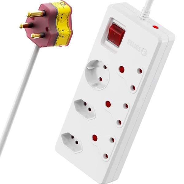 Ellies 6-Way High Surge Multiplug