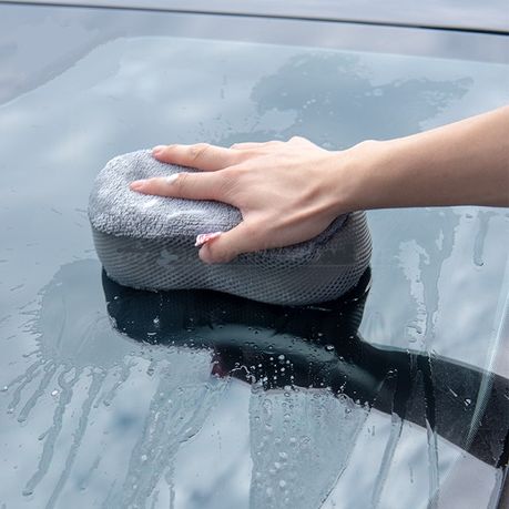 Car Wash Sponge All Purpose Use Scratch & Lint Free Microfiber Chenille Liao 