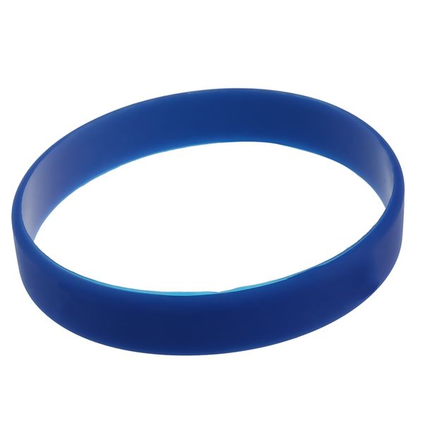 Silicone Rubber Wristband Bangle dark blue