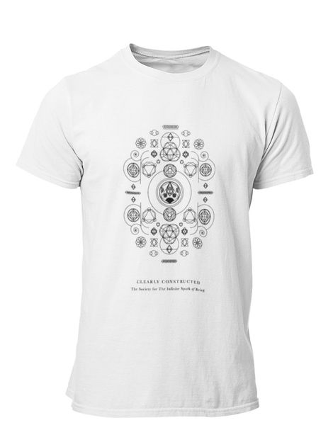PepperSt Mens White T-Shirt - Clearly Constructed