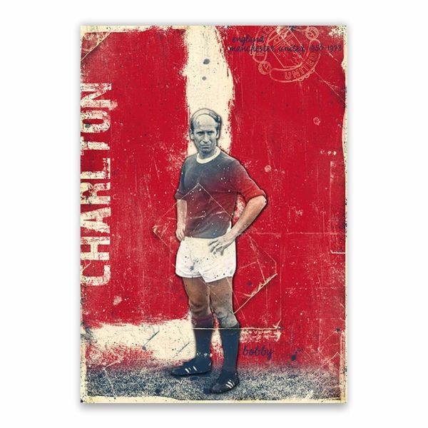 Bobby Charlton United Poster - A1