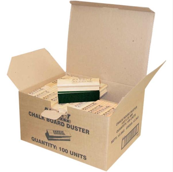 Chalk Board Dusters (150x35mm - Boxed 100 - Green) Set of 3