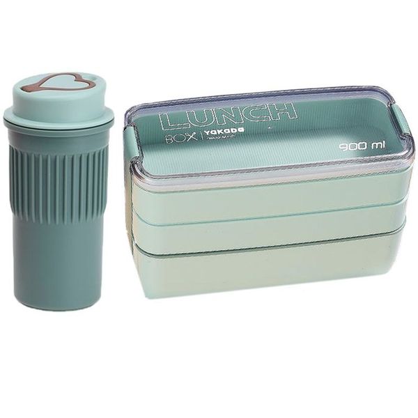 900ml 3Layer Lunchbox and 400ml Bottle