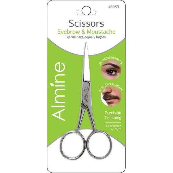 Ann05080 - Almine - Eyebrow And Moustache Scissors 4" - 4 Pack