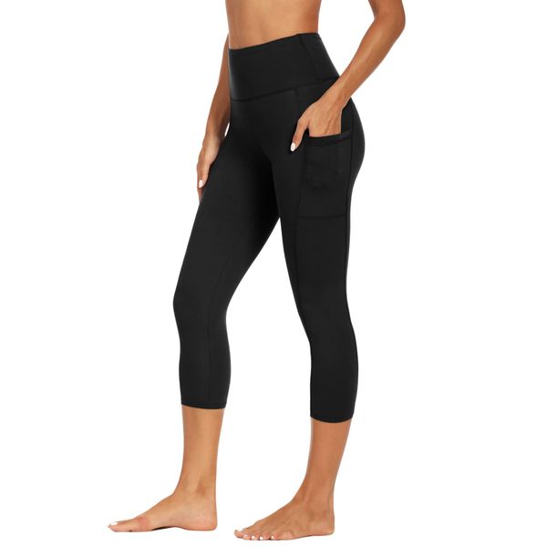 Women's Seven-Part Fitness Running Yoga Pants-M Size