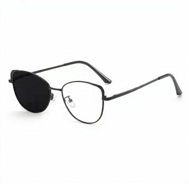 Metal Cat Eye Photochromic Anti Blue Glasses
