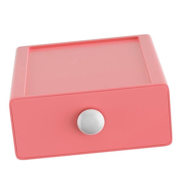 Multifunctional Desktop Drawer Storage Box, Large Capacity, Orange, 313g