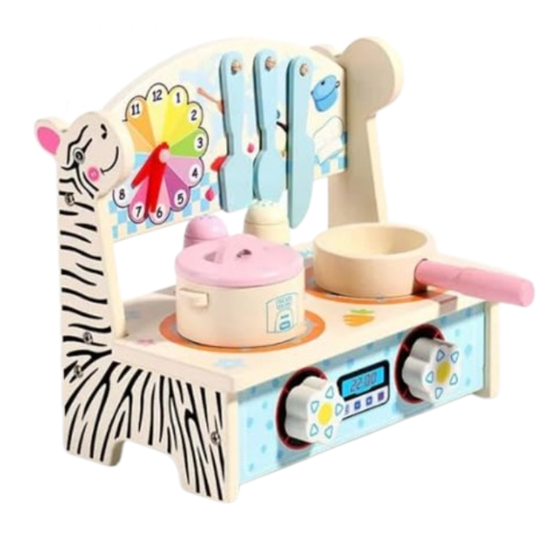 Animal Mini Cooking Playset - Educational Pretend Kitchen Toy