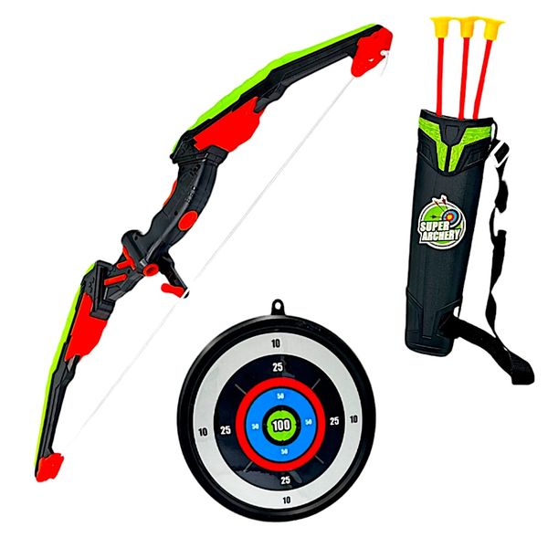 Archery Set with Light Pretend Toy for Kids - 65 cm