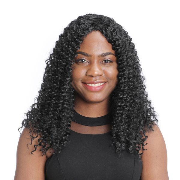 African Ladies Medium and Small Curly, Fluffy Wig Headgear