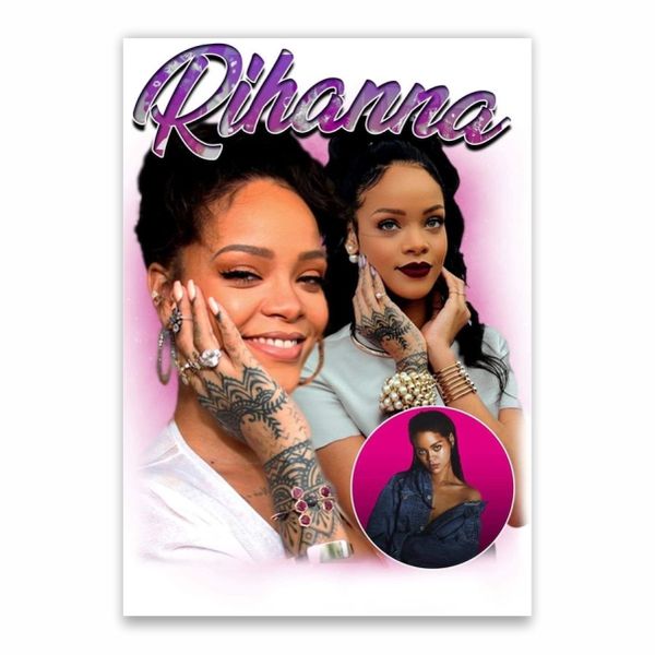 Rihanna Collage Poster - A1