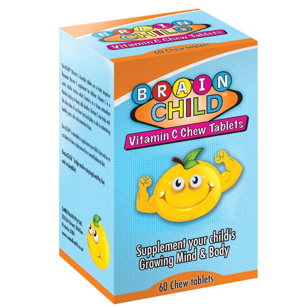 BrainChild Vitamin C Chewable 60 Tablets