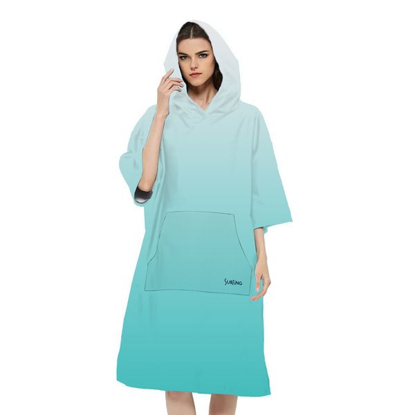 Changing Robe With Hood Bath Robe Beach Cover Up Changing Towel Women Men