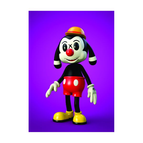 Mickymouse Purple - A1 Poster