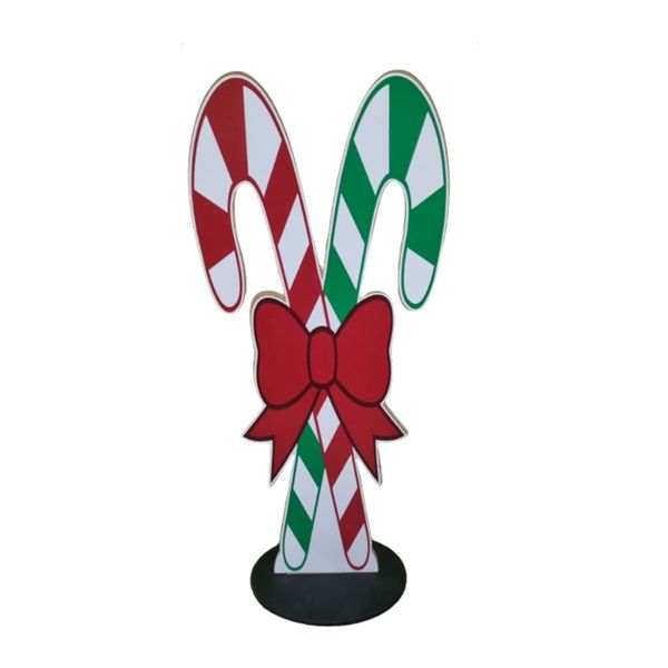 Christmas Candy Cane Centrepiece 35cm