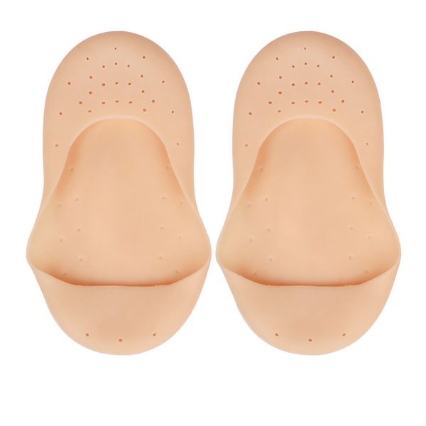 Silicone Gel Moisturizing Socks - Nude