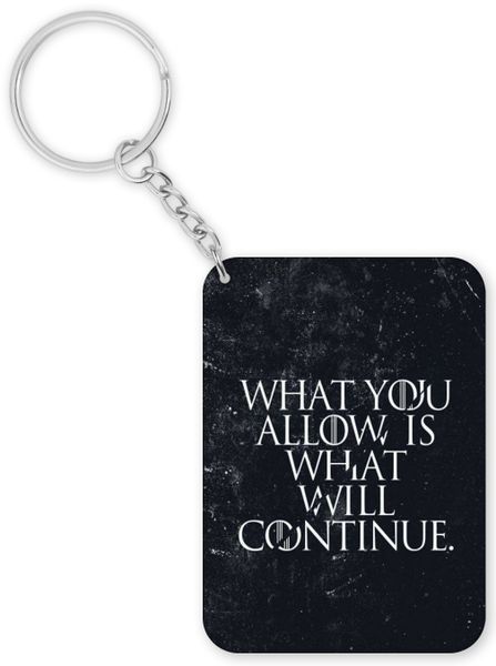 What You Allow Birthday Christmas Game Of Thrones Gift Keyring