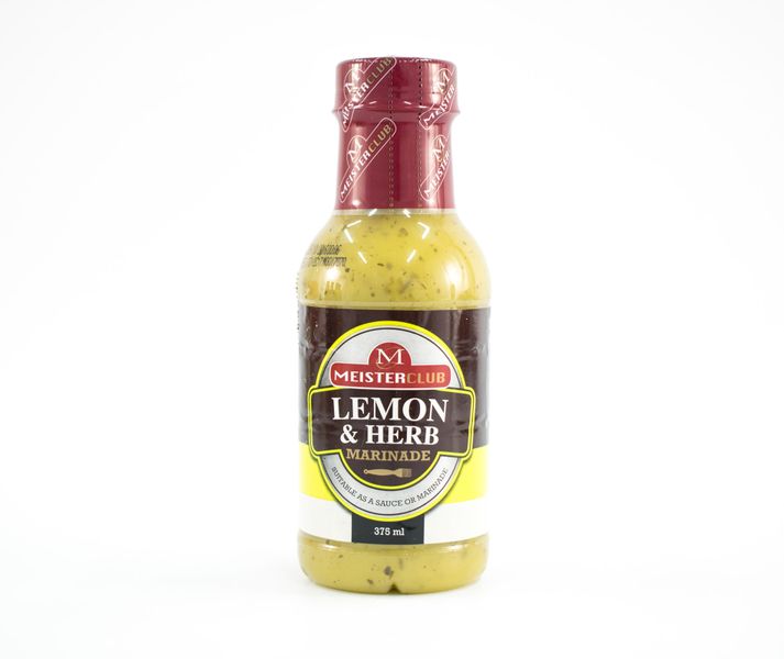 3 x Meisterclub Lemon &amp; Herb Marinade 375ml