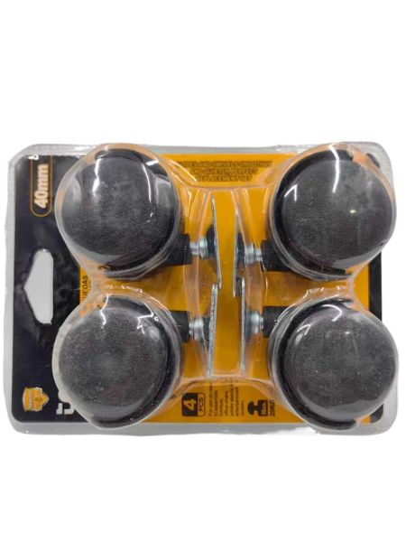 40mm Furniture Casters 4-pack