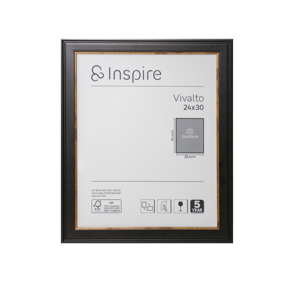 Inspire Frame Vivalto Black 24x30cm