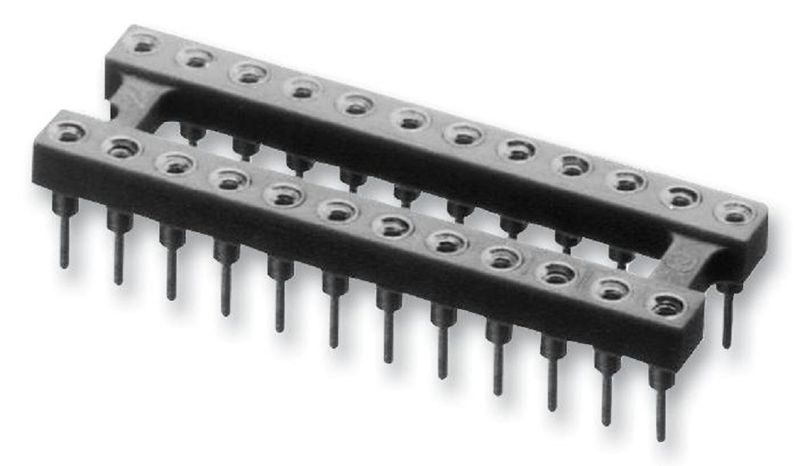 Aries (40-6518-10) IC &amp; Component Socket, 40 Contacts, DIP, 2.54 mm