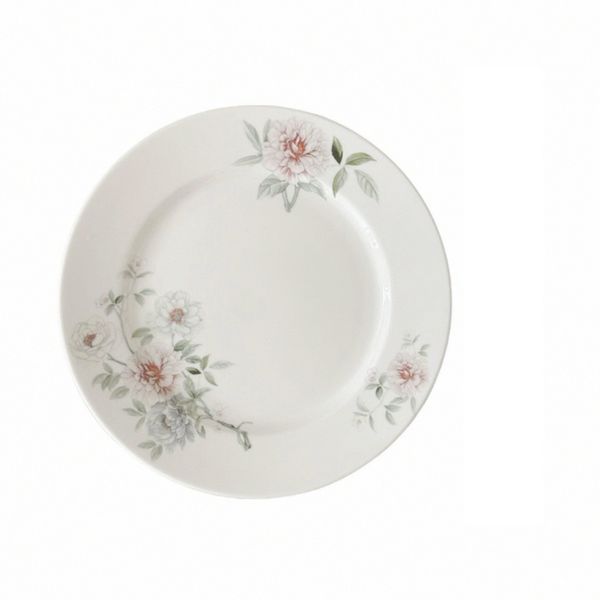 I-17 Green Flower Sideplate (20.3CM×2CM)