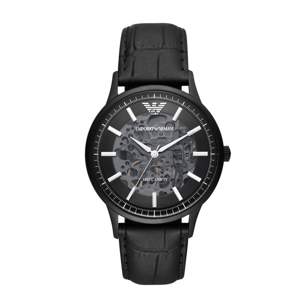 Armani Mens Black Leather Watch - AR60042 | Shop Today. Get it Tomorrow ...