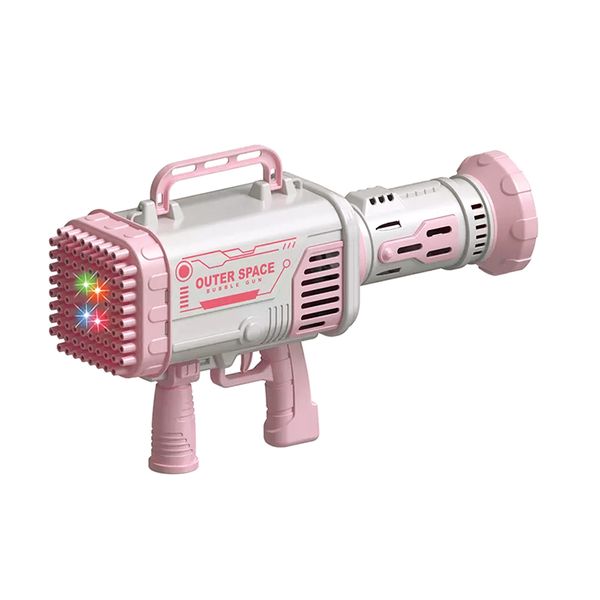 New Up Grade Powerful New Lighting Upgrading Bazooka Bubble Gun- 80 Holes