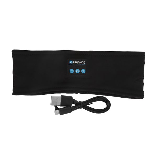 Wireless Bluetooth Earphone Sweatband Headband for Outdoor Sports Music