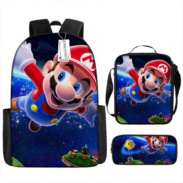 Bag, Lunch Box, Pencil Case Mario image