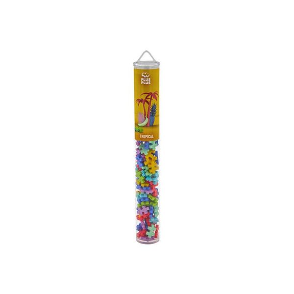 Plus Plus Tropical Mix 100 Piece Tube