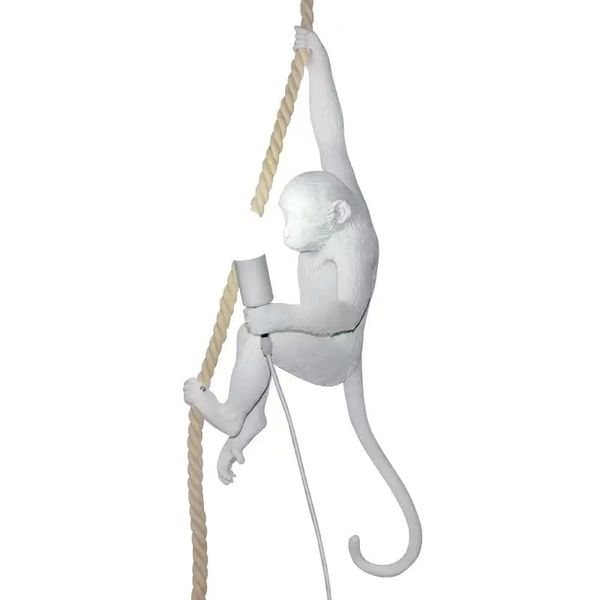 Drlight Rope With Monkey Style Modern Pendant Lamp