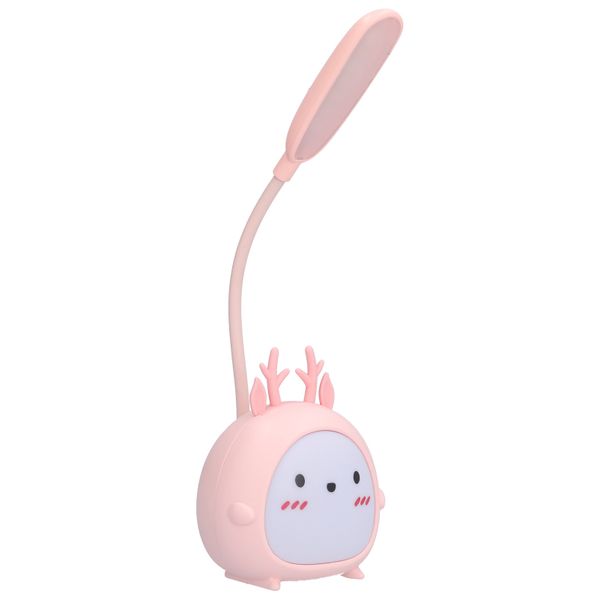 Generic Animal Shaped LED Table Lamp USB Charging Pink