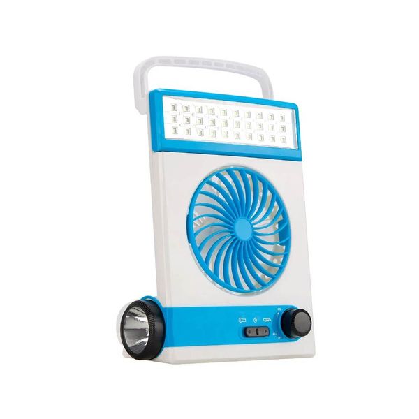 Camping Solar Fan Flash Portable 30 Leds Table Lamp Rechargable Solar Fan