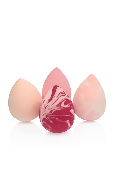 4-Pack Beauty Makeup Sponges - Hypoallergenic