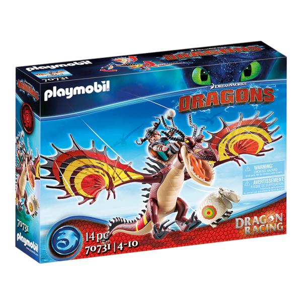 Playmobil Dragons Dragon Racing: Snotlout and Hookfang 70731