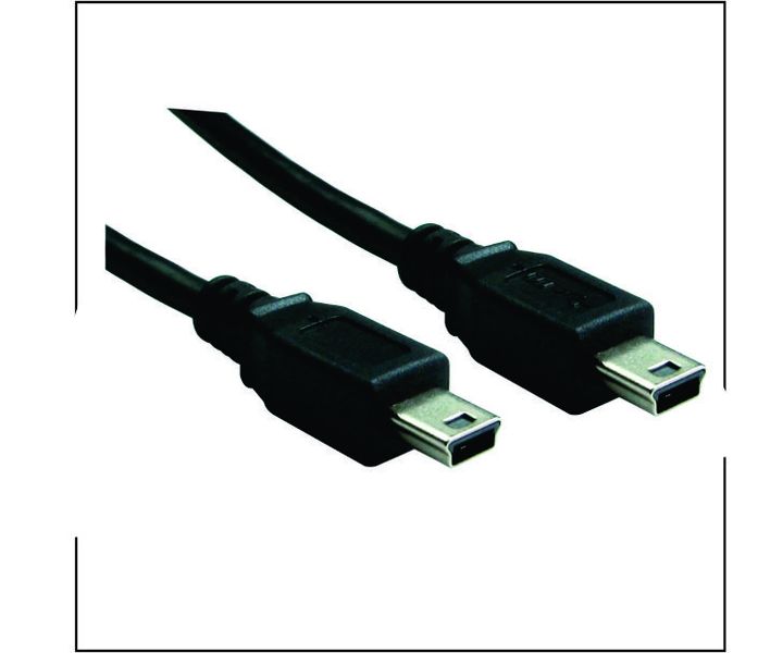 USB 2.0 Mini-B Male to Mini-B Male Cable
